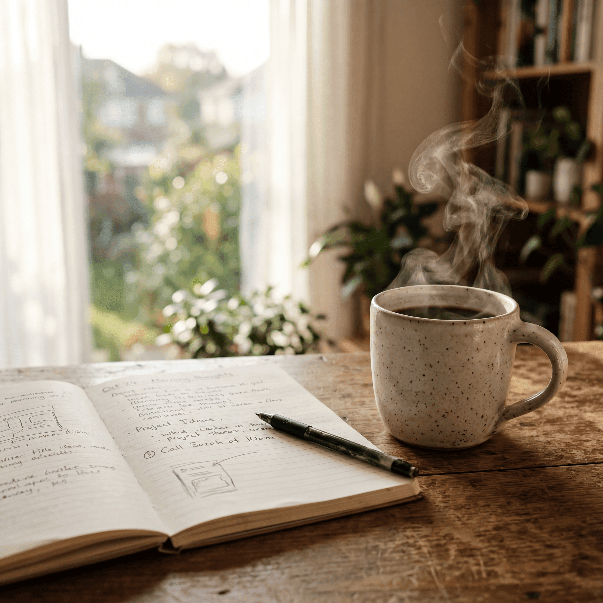 Coffee cup at 4K Minimal — 4096 x 4096